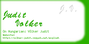 judit volker business card